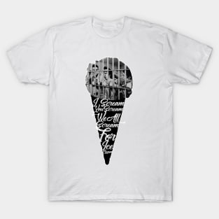 I Scream Ice Cream Down by Law Tribute T-Shirt